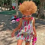 Lunettes, Vision Care, Sunglasses, Arbre, Rose, Shorts, Eyewear, Faon, Leisure, Herbe, Afro, Enfant, Bambin, Recreation, Magenta, Fun, Wig, T-shirt, Pattern, Fashion Accessory, Personne