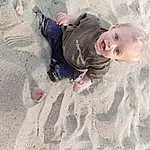 Sourire, People In Nature, Gesture, Fun, Bambin, Herbe, Plage, Baby, Comfort, Sand, Baby & Toddler Clothing, Soil, Landscape, Enfant, Recreation, Shadow, Play, Personne