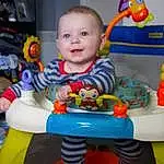 Sourire, Baby Playing With Toys, Jouets, Yellow, Fun, Baby & Toddler Clothing, Bambin, Baby, Enfant, Plastic, Electric Blue, Baby Products, Riding Toy, Toy Vehicle, Assis, Play, Baby Toys, Room, Happy, Personne, Joy