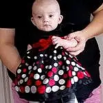 Blanc, Black, Baby & Toddler Clothing, Purple, Sleeve, Rose, Gesture, Baby, Style, Flash Photography, Red, Bambin, Entertainment, Magenta, Pattern, Enfant, Event, Day Dress, Baby Products, Personne